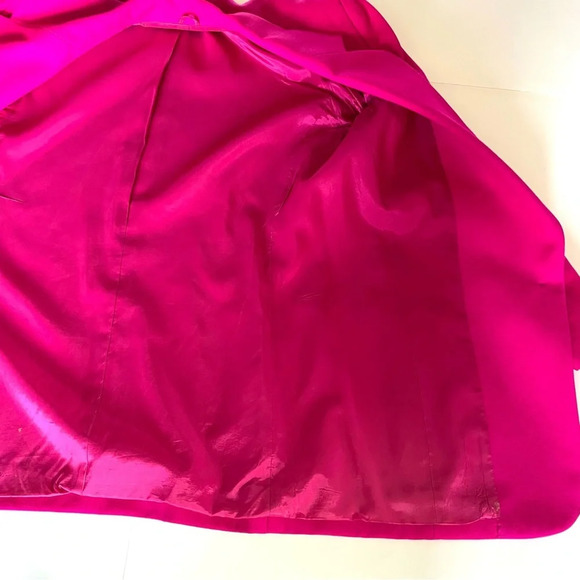 Vintage Oversized Pink Fuchsia 100% Wool Blazer Small/Medium - Picture 9 of 12